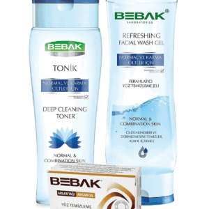 Bebak Facial Cleansing Set & Argan Soap for Normal Skin