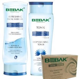 Bebak Facial Cleansing Set & Soap for Normal/Combination Skin