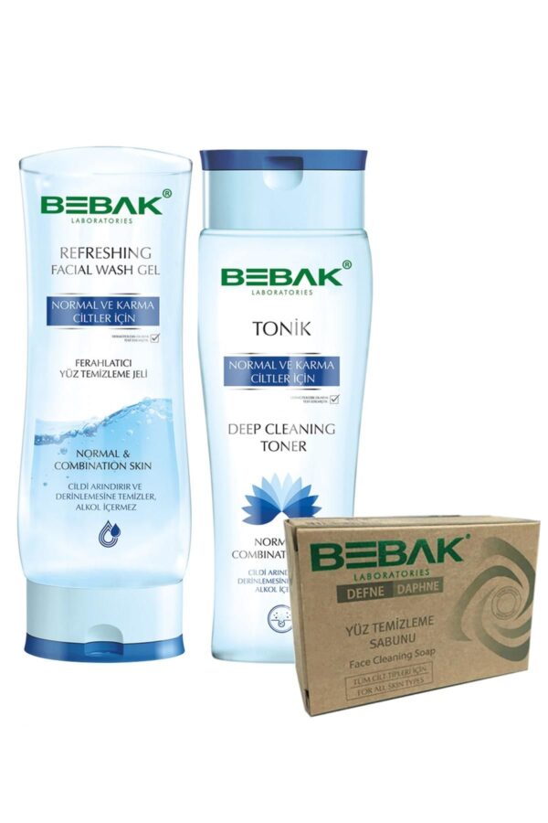 Bebak Facial Cleansing Set & Soap for Normal/Combination Skin