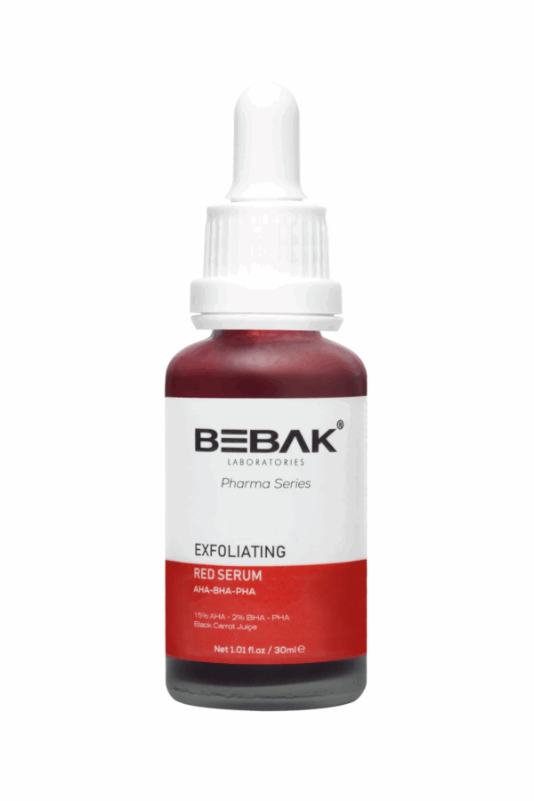 Bebak Pharma Отшелушивающая Красная Сыворотка с AHA и BHA.