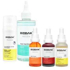 Bebak Skin Care Set for Dull Skin - Tone Equalizing & Brightening