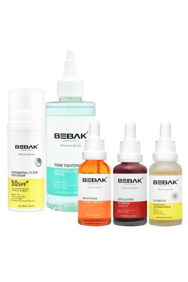 Bebak Skin Care Set for Dull Skin - Tone Equalizing & Brightening