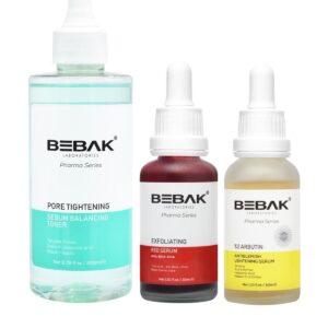 Bebak Skin Tone Equalizing Set: Pore Tightening & Anti-Blemish