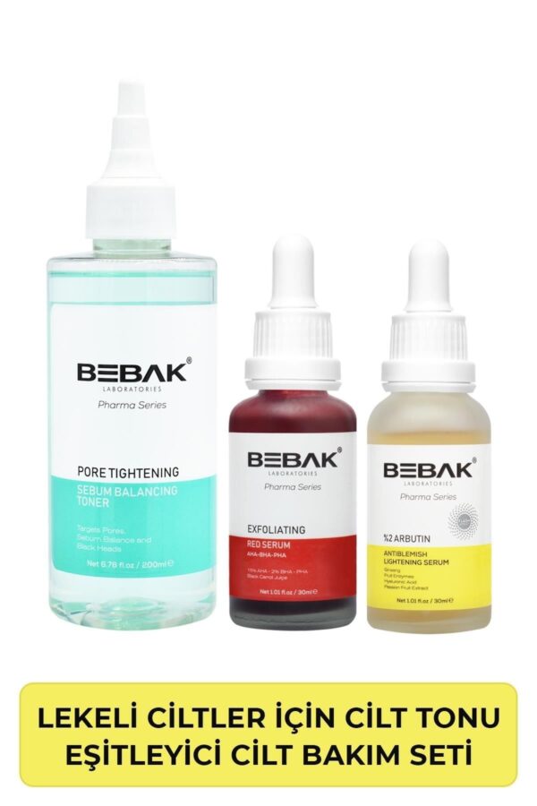 Bebak Skin Tone Equalizing Set: Pore Tightening & Anti-Blemish