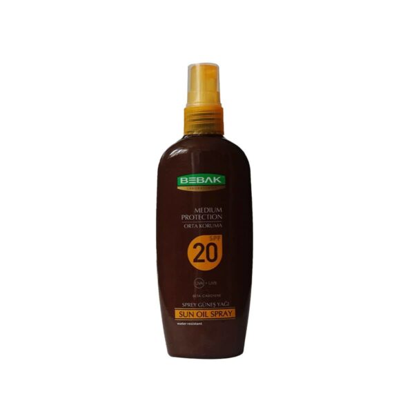 Bebak Sun Oil SPF 20 Spray - Medium Protection