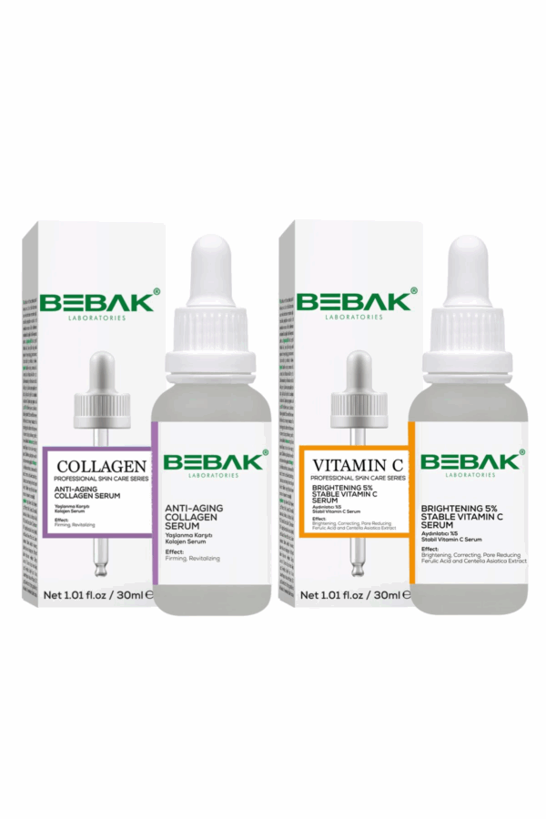 Bebak 2-Pack Vitamin C & Collagen Serum Set