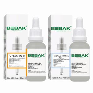 Bebak Vitamin C & Hyaluronic Acid Serum 2-Pack Set 30ml