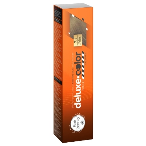 Bee Beauty Deluxe 7.1 Ash Brown Hair Color - Long-Lasting Shine