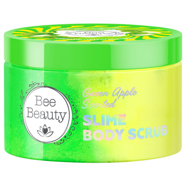 Bee Beauty Green Apple Slime Body Scrub 250ml - Exfoliating Bliss