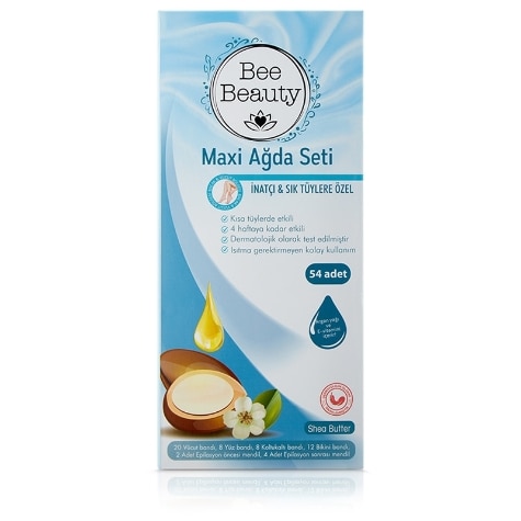 Bee Beauty Maxi Wax Set - 54 Piece Hair Removal Kit