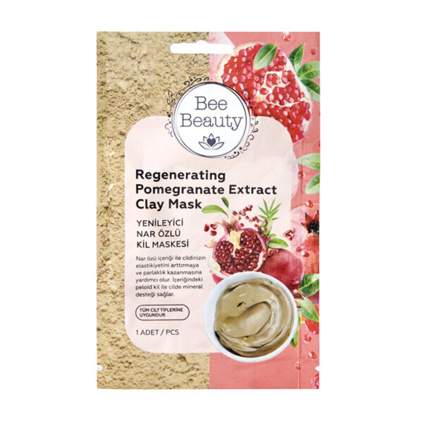 Bee Beauty Pomegranate Clay Mask | Renewing & Exfoliating
