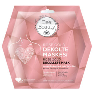Bee Beauty Rose Gold Decollete Mask for Radiant Skin