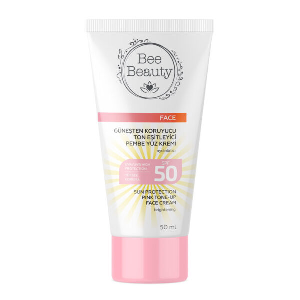 Bee Beauty SPF 50 Pink Face Cream - Tone Equalizing Protection