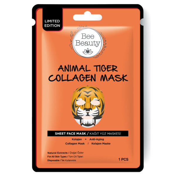 Bee Beauty Tiger Paper Mask 25g - Hydrating & Fun Skincare