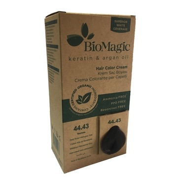 Biomagic Chestnut Hair Color No: 44.43 - Long-Lasting & Bold