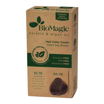 Biomagic Chocolate Caramel Hair Color No. 66.78 - Long-Lasting Shine