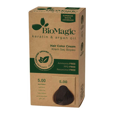 Biomagic Light Brown Hair Color #5.00 - Ammonia-Free