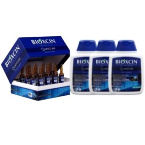 Bioxcin Quantum Hair Loss Solution: Ampoules & Shampoo Set