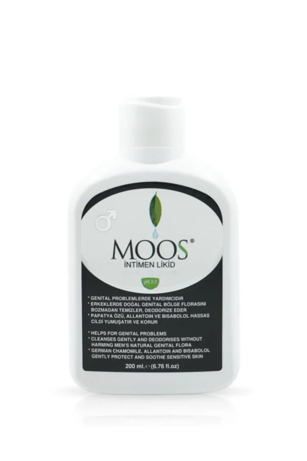 Moos Intimen Liquid 200ml for Men - Gentle Intimate Cleanser