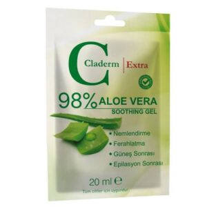 Claderm Aloe Vera Soothing Gel 20ml - Hydrate & Soothe Skin