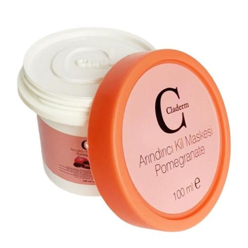 Claderm Pomegranate Clay Mask 100ml - Purifying & Brightening