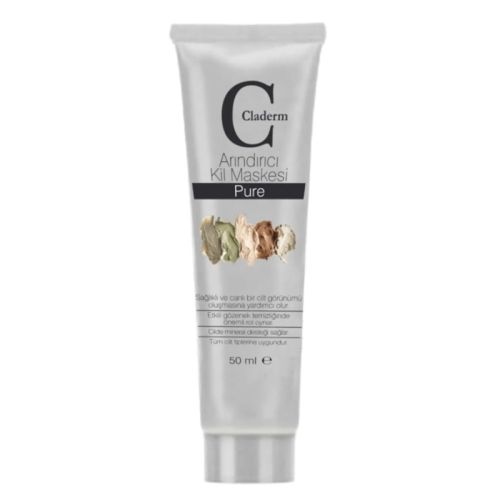 Claderm Pure Clay Mask 50ml - Natural Pore Refining Skincare