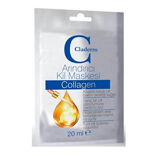 Claderm Purifying Clay Mask with Collagen for Youthful Skin