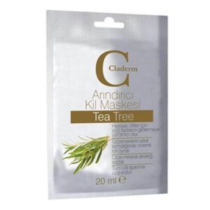 Claderm Tea Tree Purifying Clay Mask for Acne & Oil Control