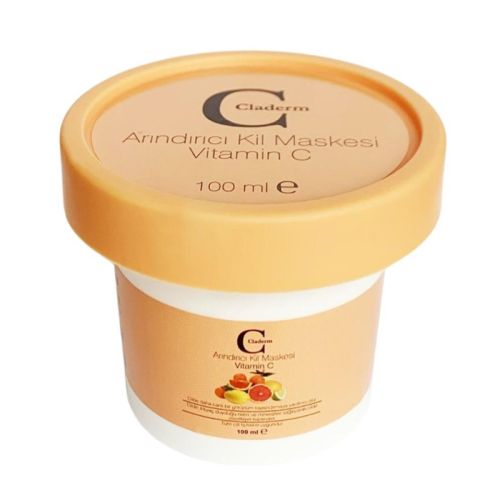 Claderm Vitamin C Purifying Clay Mask - 100ml Brightening Mask