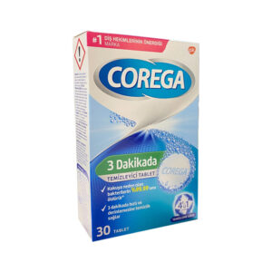 Таблетки Corega для чистки зубных протезов