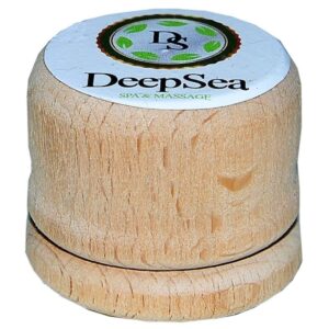 DeepSea Spa Menthol Massage Stones - 18 Piece Set in Wooden Box
