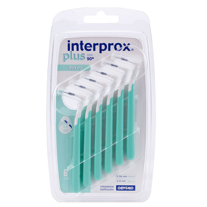 Dentaid INTERPROX Plus Green — межзубная щетка, 6 шт.