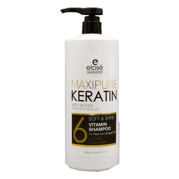 Шампунь Elose Keratin 1000 мл для укрепления и блеска волос