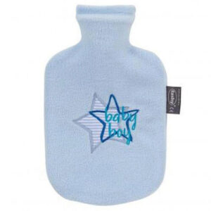 Fashy 0.8L Children's Hot Water Bag with Thermophor Cover - Blue