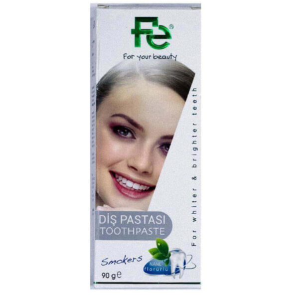 Fe Mint Toothpaste for Smokers - 90g Stain Removal & Fresh Breath