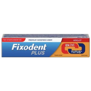 Fixodent Plus Premium Denture Adhesive Cream