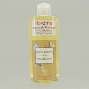 Florame Organic Almond Seed Shower Gel 500ml - Nourishing Cleanser