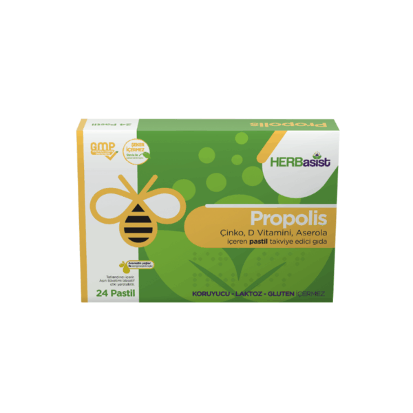 Herbasist Propolis Lozenge - 24 Natural Throat Soothers