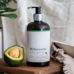 Milavanda Avocado Liquid Soap 400ml - Nourishing Cleanser