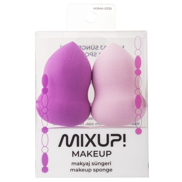 Mixup Lilac Pink Makeup Sponge Set - Flawless Application Duo