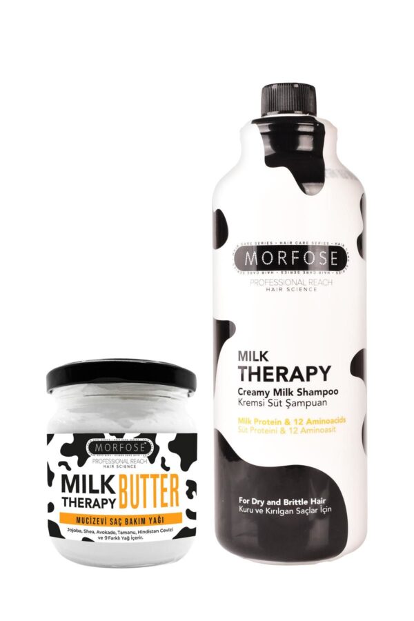 Morfose Milk Therapy Set: Shampoo & Butter for Healthy Hair