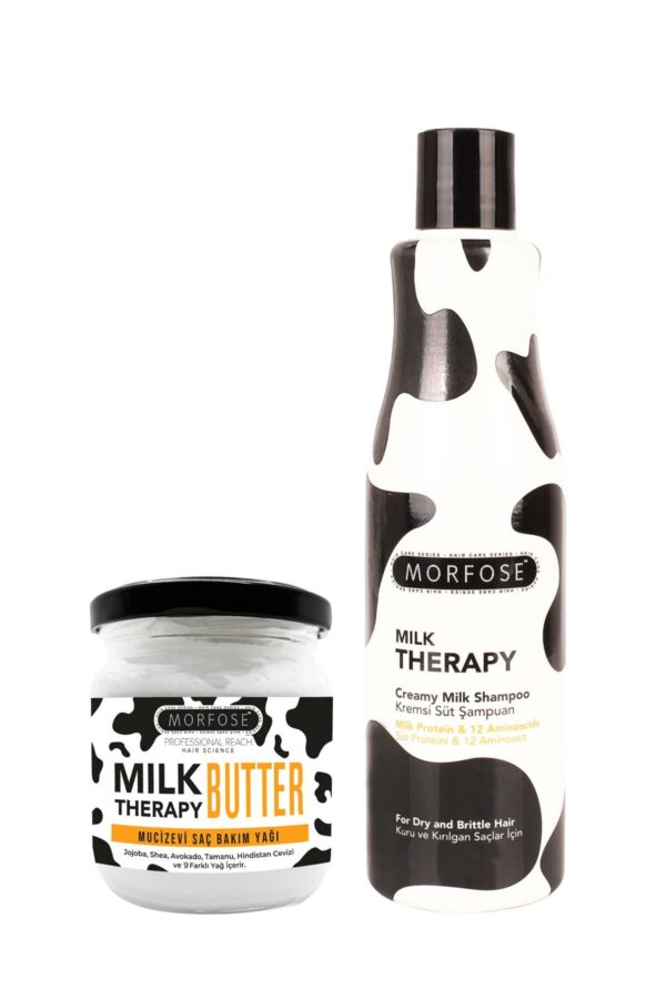 Morfose Milk Therapy Set: Shampoo & Butter for Healthy Hair