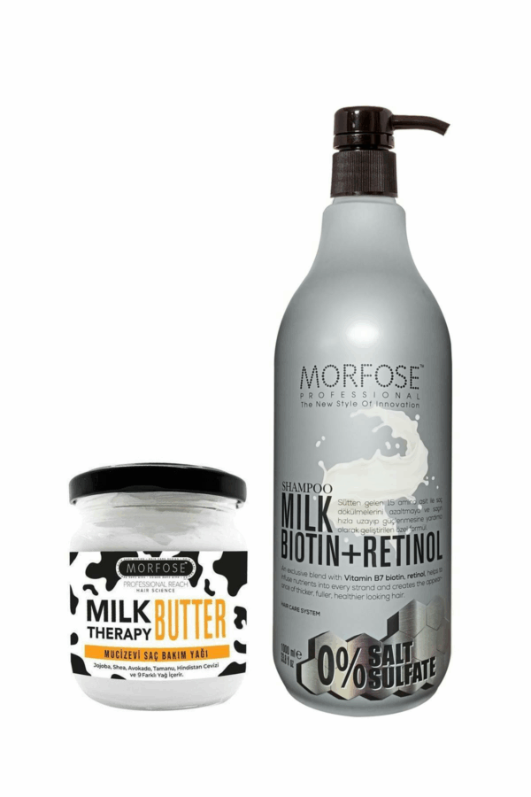 Morfose Sulfate-Free Milk Biotin & Retinol Shampoo 1000ml