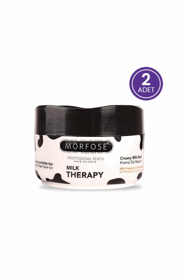 Morfose Milk Therapy Hair Mask 500ml - 2 Pack for Softness