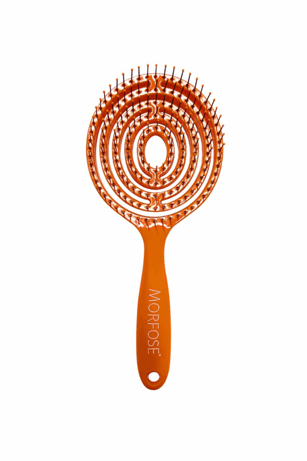 Morfose Elastic Oval Hair Brush for Sensitive Hair - Anti-Shedding