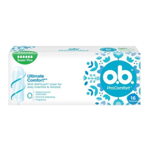 O.B Pro Comfort Super Plus Pads - 16 Count for Reliable Protection