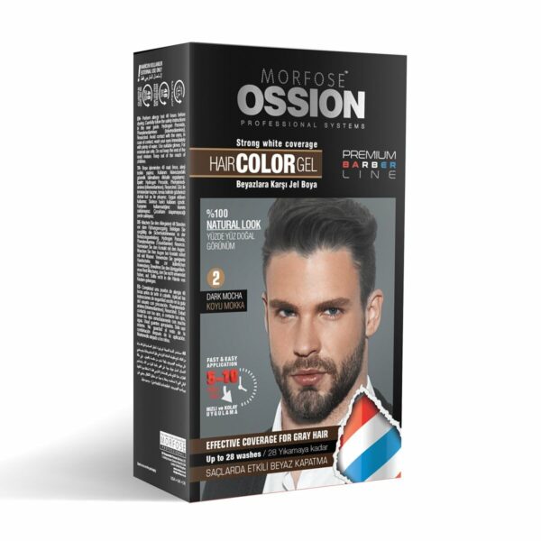 Ossion Men's Hair Gel Color - Dark Mokka No:2