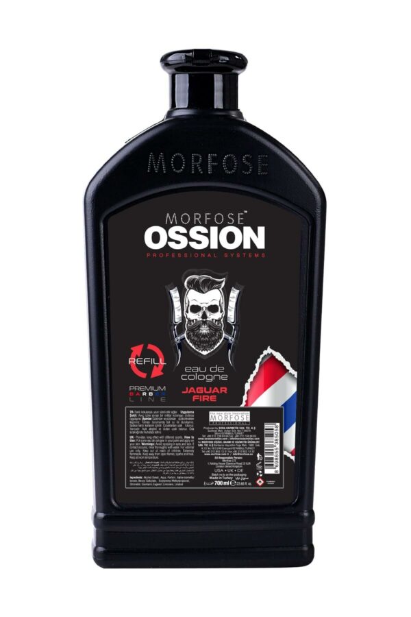 Ossion Jaguar Fire Shaving Cologne 700ml - Long-Lasting Scent