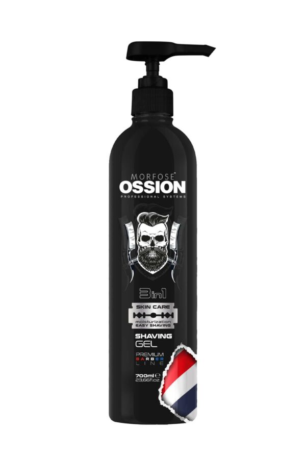 Ossion Sensitive Skin Shaving Gel 700ml - Anti-Irritation Formula