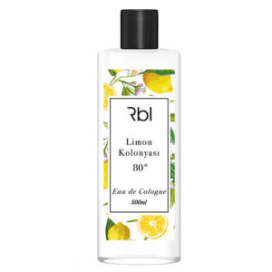 Rebul Lemon Cologne 500 ml - Energizing Citrus Fragrance